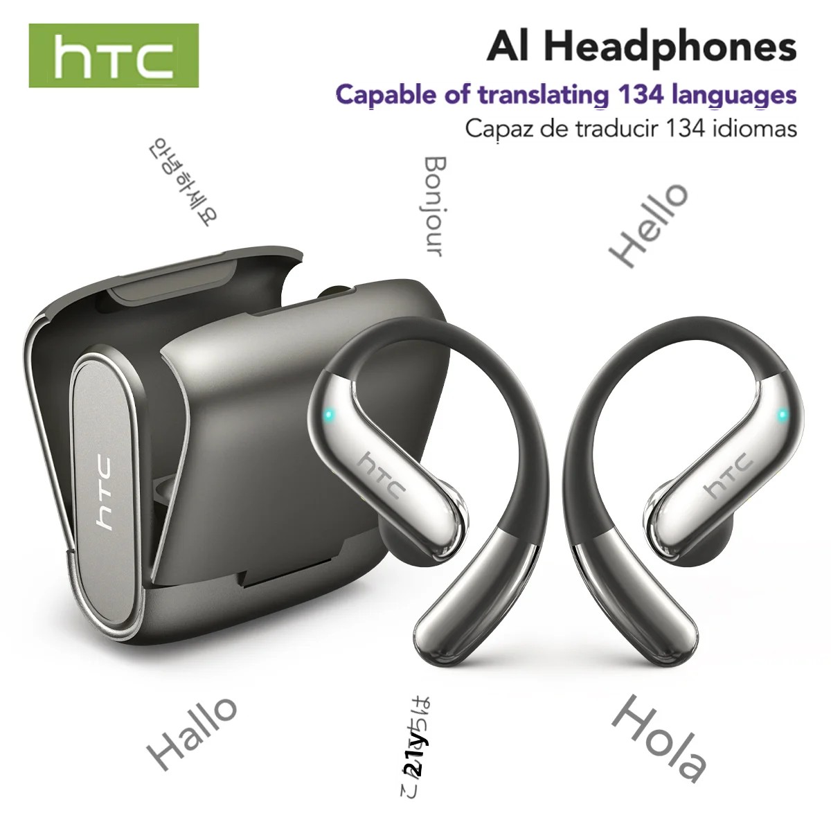 Wired Earphone Lightning - HTC NE23 Bluetooth V6.0 イヤホン OWS