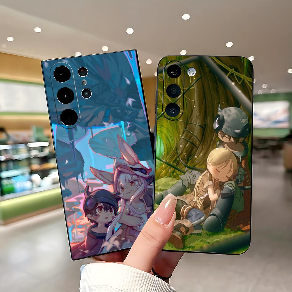 Samsung Galaxy S24 - アニメ「メイド・イン・アビス」ファッションスマホケース、サムスンギャラクシーS26 S25 S24 S23 S22 S21