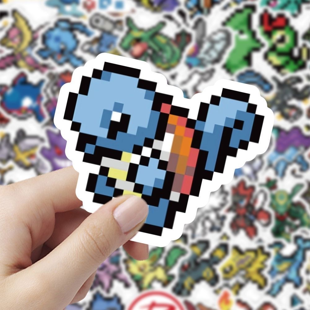 60枚入り ピクセルポケモンステッカー かわいいポケットモン - Tablet Cute Accessories のレビューと価格