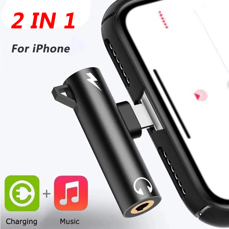 2 In1 アダプタスプリッタ iPhone 14 13 1 - Wired Earphone Lightning のレビューと価格