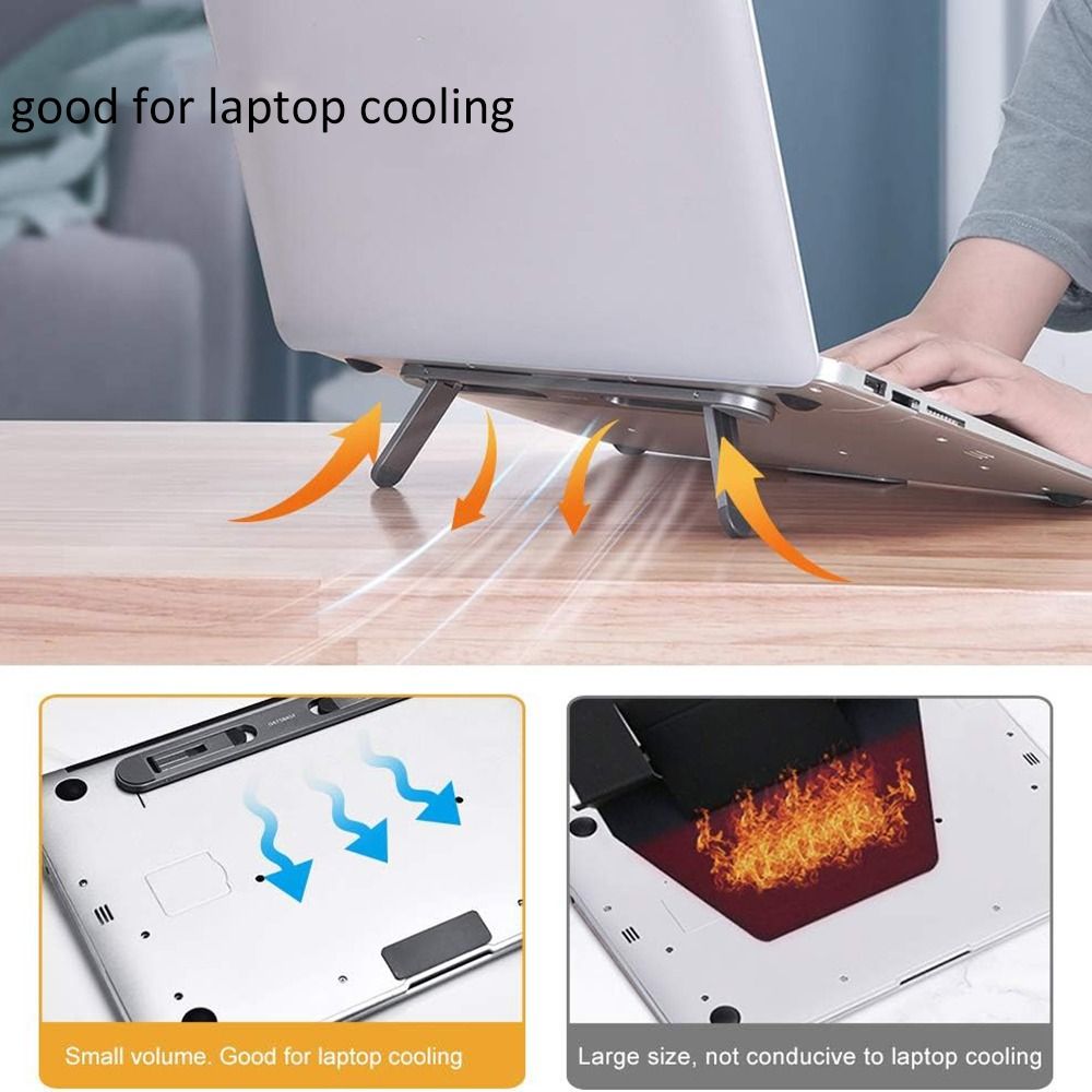 新しい目立たないノートパソコンスタンド 折りたたみ式ユニバー - Cooling Stand Tablet のレビューと価格