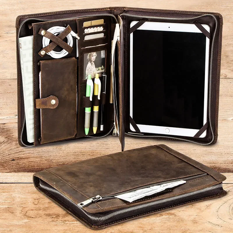 Apple iPad用レザータブレット収納バッグ、ジッパー付 - Tablet Tech Accessories のレビューと価格